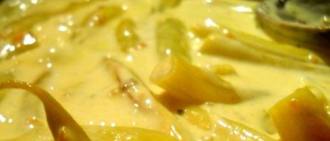 Фасоль в сливках