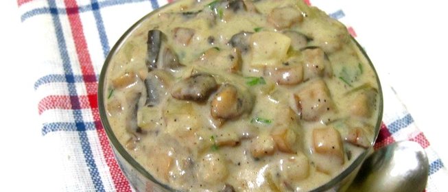 Соус из шампиньонов