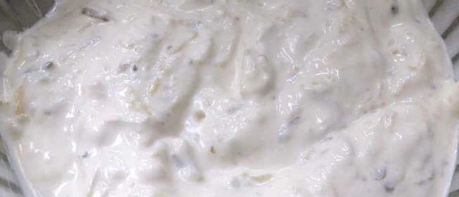 Соус из сливок и майонеза