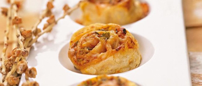 Острое печенье Сырные завитки