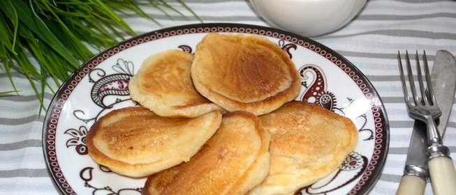 Вкусные оладьи на кефире