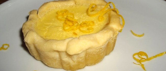 Лимонная тарталетка