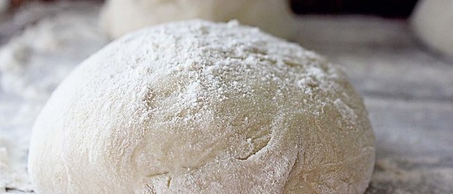 Постное тесто для пиццы