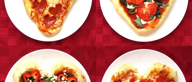 Пицца на День Валентина