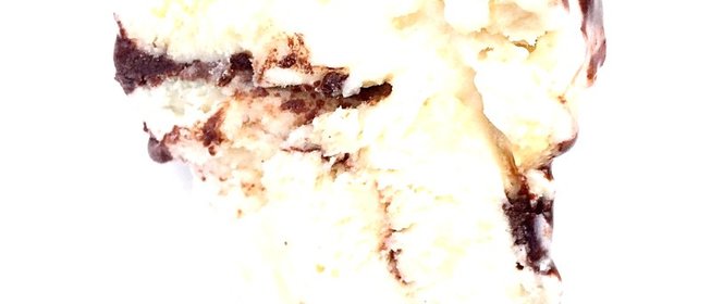 Мороженое с маршмэллоу, песочным печеньем и шоколадной прослойкой