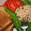 Салат с тунцом и шампиньонами