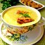 Крем-суп из тыквы с сырными рулетами