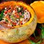 Тыква фаршированная мясом, тархуном и овощами по-домашнему