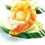 Канапе с креветками и огурцом