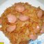 Сосиски с капустой тушеной