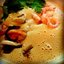 Сырный крем-суп с морепродуктами