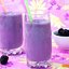 Молочный коктейль с ежевикой