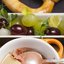 Паштет из куриной печени с брецелем и маринованным виноградом