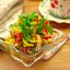 Салат с кальмаром и томатной заправкой