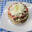Салат с кальмарами и горошком