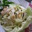 Салат с кальмарами и пекинской капустой Нежность