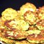 Кабачковые оладьи с козьим сыром