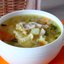 Куриный суп с картофелем и сырными клецками