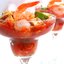 Томатный коктейль с крабами и креветками