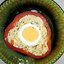 Перец с сырной начинкой и яйцом