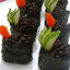 Гункан-суши с черной чечевицей