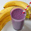 Бананово-черничный молочный коктейль с тофу