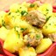 Картофель тушёный с мясом