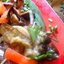 Пан-азиатский теплый салат с баклажанами