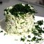 Салат с кальмарами и капустой