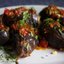 Баклажаны, фаршированные мясом и рисом