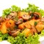 Картофель жареный с грибами