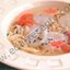 Суп из морских гребешков и тальолини по-неаполитански с гренками