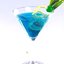 Коктейль «Голубая лагуна» с водкой