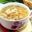Постный суп с фасолью и грибами