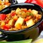 Овощное рагу с курицей
