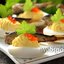 Фаршированные яйца с икрой и шпротами