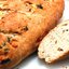 Домашний хлеб с орехами, базиликом и козьим сыром