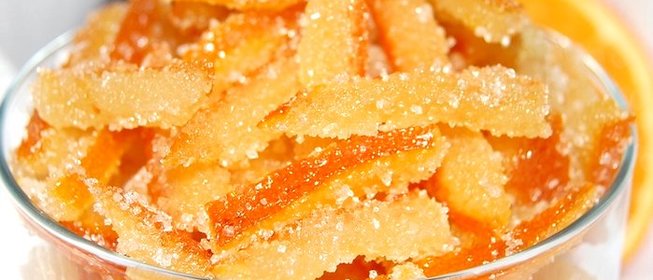 Цукаты из апельсиновых корок