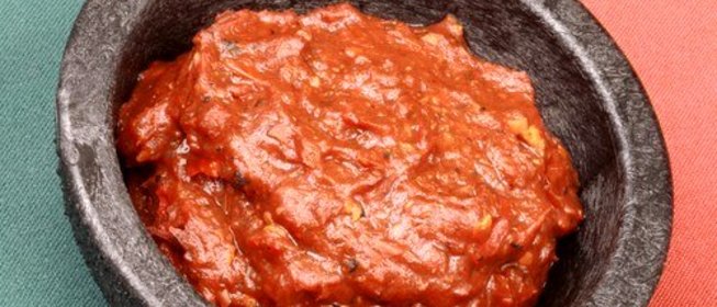 Острый томатный соус с перцами хабанеро