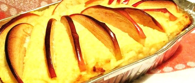 Творожная запеканка с яблоками