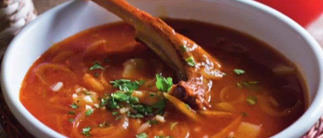 Суп Красное харчо с бараниной
