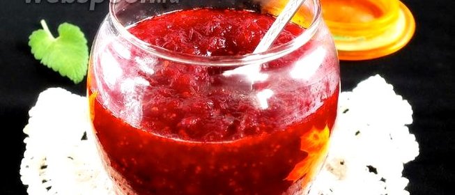 Джем из замороженной клюквы