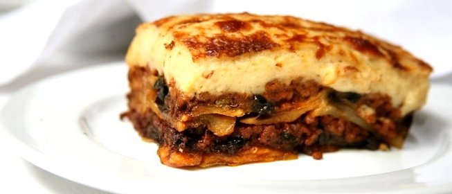 Картофельная запеканка с фаршем без сыра