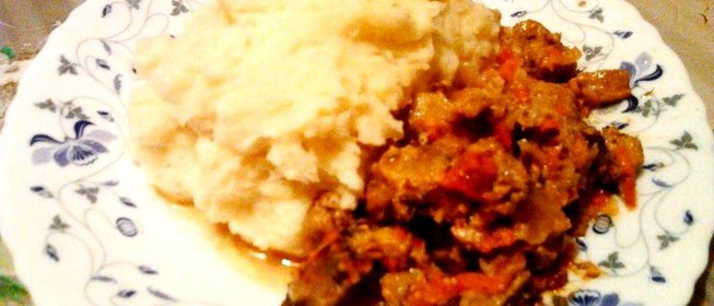 Рагу из свинины и овощей