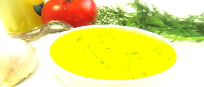 Чесночный соус с болгарским перцем