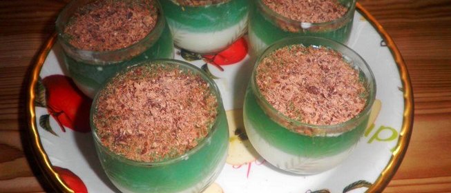 Двухслойное желе