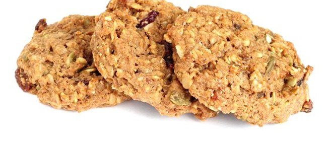 Печенье с изюмом и орехами