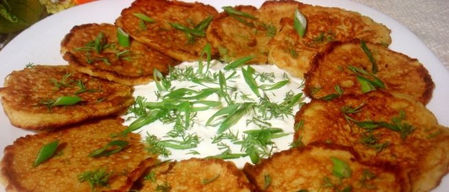 Цыбульники львовские или луковые лепёшки