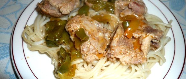 Рагу с болгарским перцем