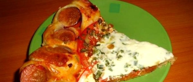 Пицца на дрожжевом тесте